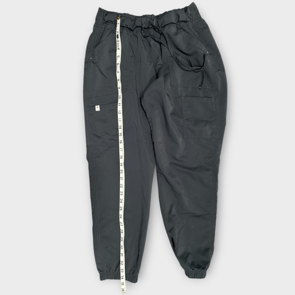 Scrubstar Womens Size M Scrub Pants Premium Ultimate Jogger Pewter Gray Medical - Picture 5 of 11